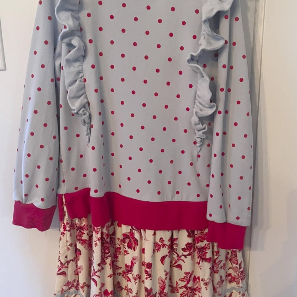 Matilda Jane EUC size 8 Dew Drop sweatshirt dress.